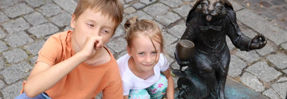 podróżująca rodzina w wielkopolsce