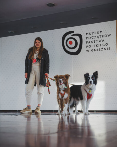 Zwiedzanie z psem Muzeum Początków Państwa Polskiego w Gnieźnie