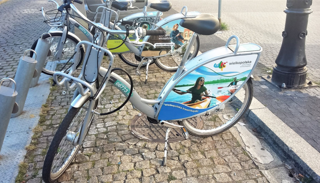 Promocja turystyki kajakowej na poznańskich rowerach miejskich