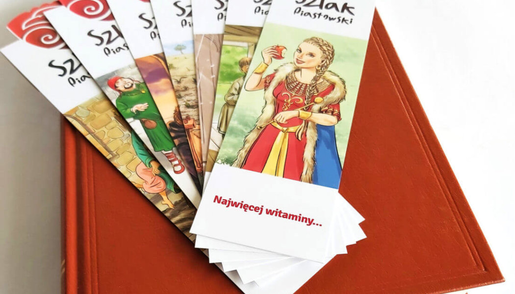 Zakładki do książek ze Szlakiem Piastowskim